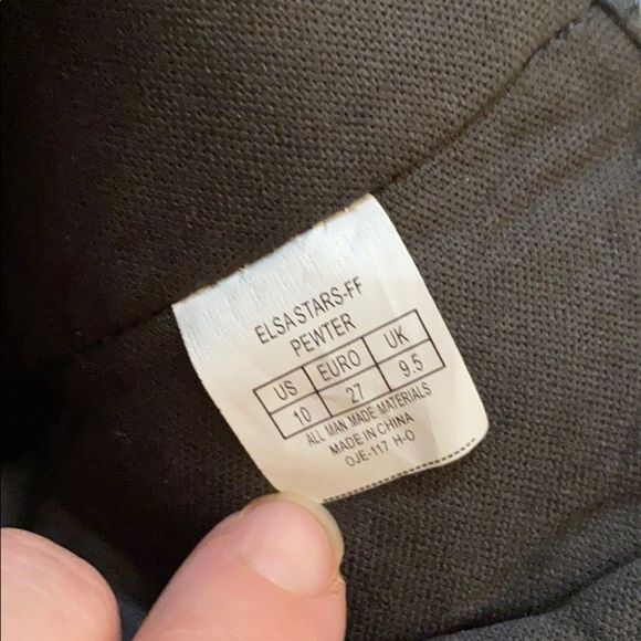 •UNLISTED•LIKE NEW PEWTER ELSA STAR LITTLE GIRLS BOOTS WITH FAUX FUR SIZE 10 - Picture 6 of 6